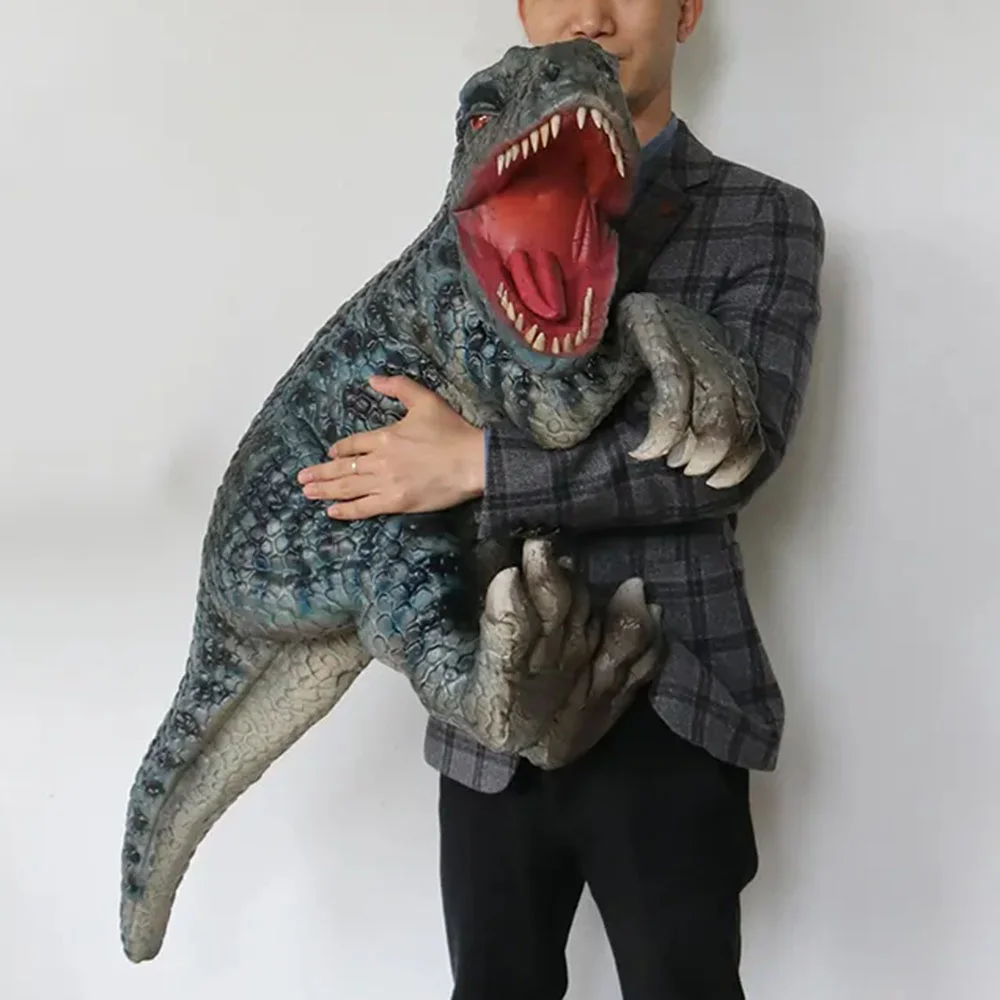 Vivid Shoulder Puppet Raptor Realistic Dinosaur for Dino Park New Era